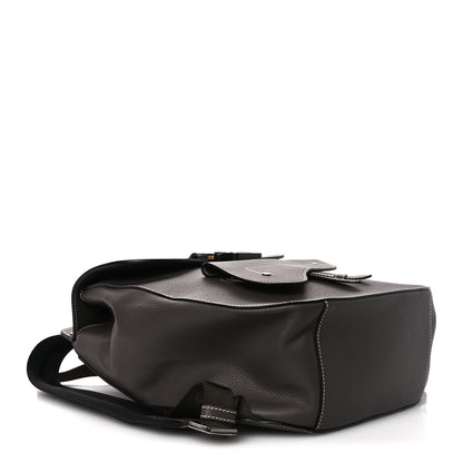 Christian Dior Grained Calfskin Maxi Gallop Sling Bag Grey 4 of 12