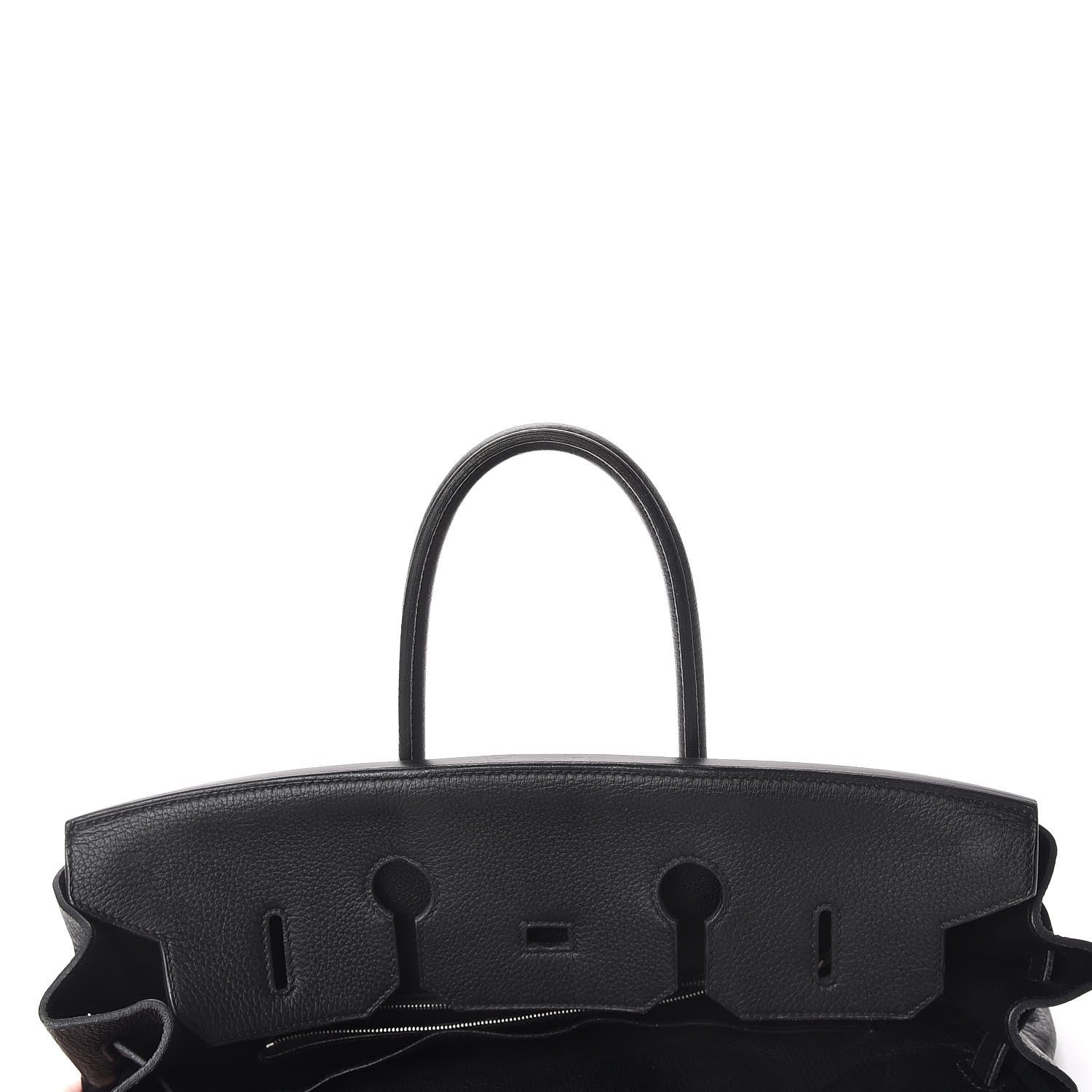 Hermes Taurillon Clemence Birkin 35 Black 14 of 37