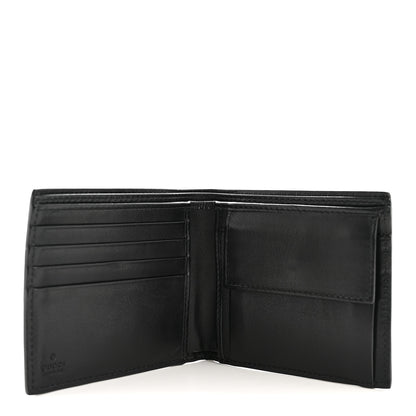 Gucci Plutone Calfskin Logo Bi-Fold Wallet Black 5 of 7