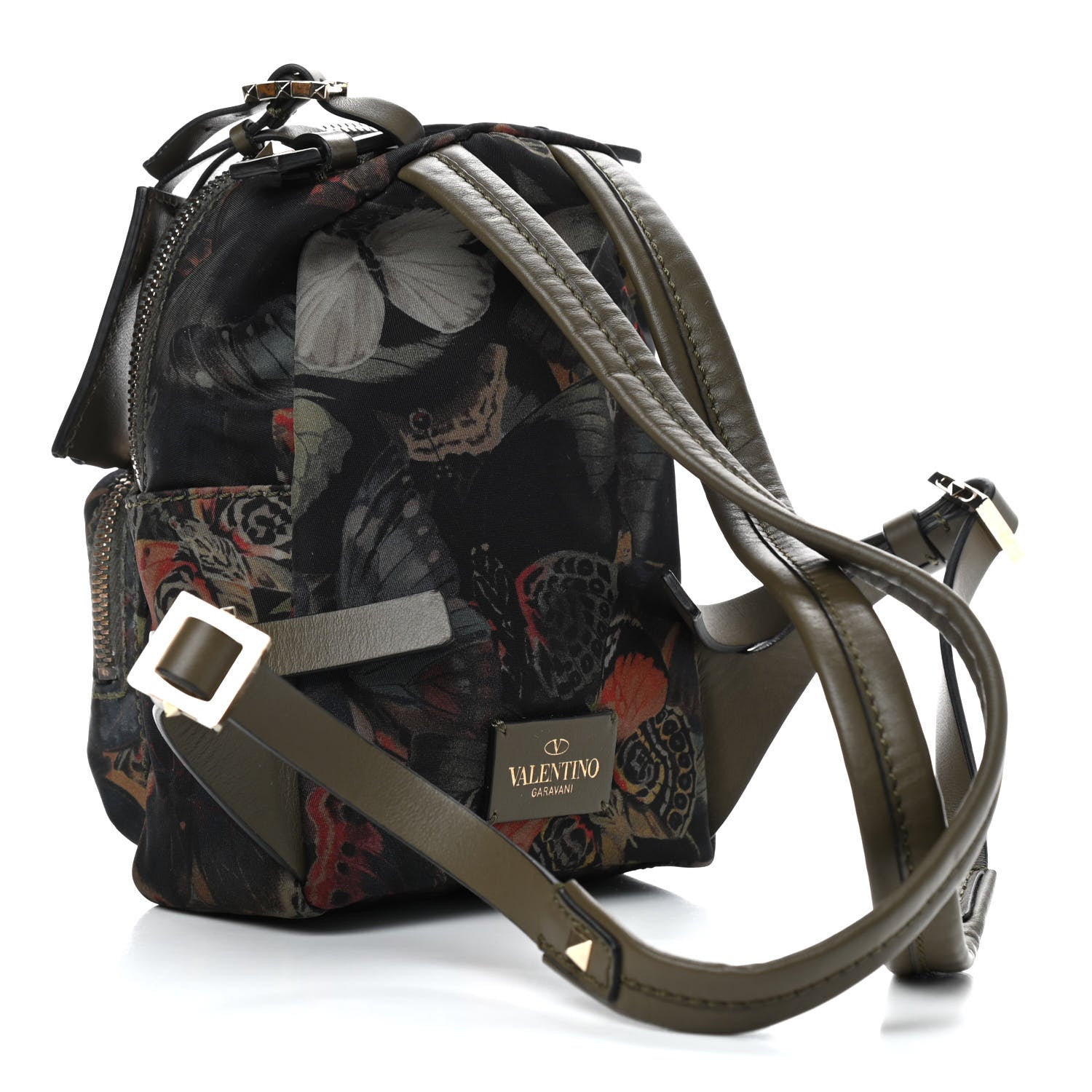 Valentino Garavani Nylon Camubutterfly Mini Rockstud Backpack Multicolor 3 of 8