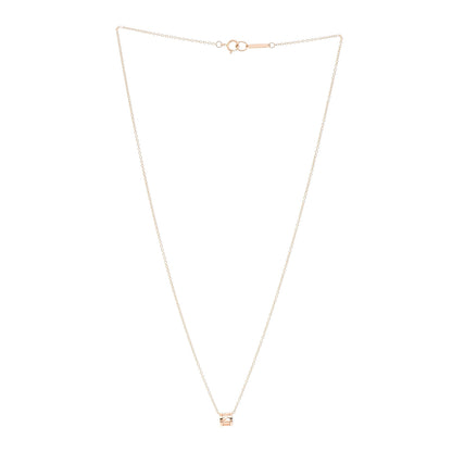 Tiffany 18K Rose Gold Atlas Open Pendant Necklace 3 of 6