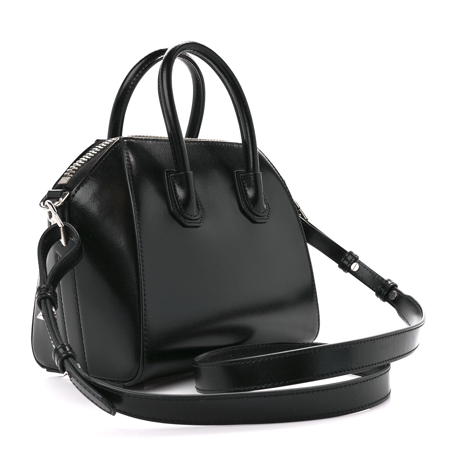 Givenchy Shiny Lord Calfskin Mini Antigona Black 3 of 10