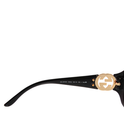 Gucci Acetate Crystal GG Sunglasses GG3578/S Black 4 of 4