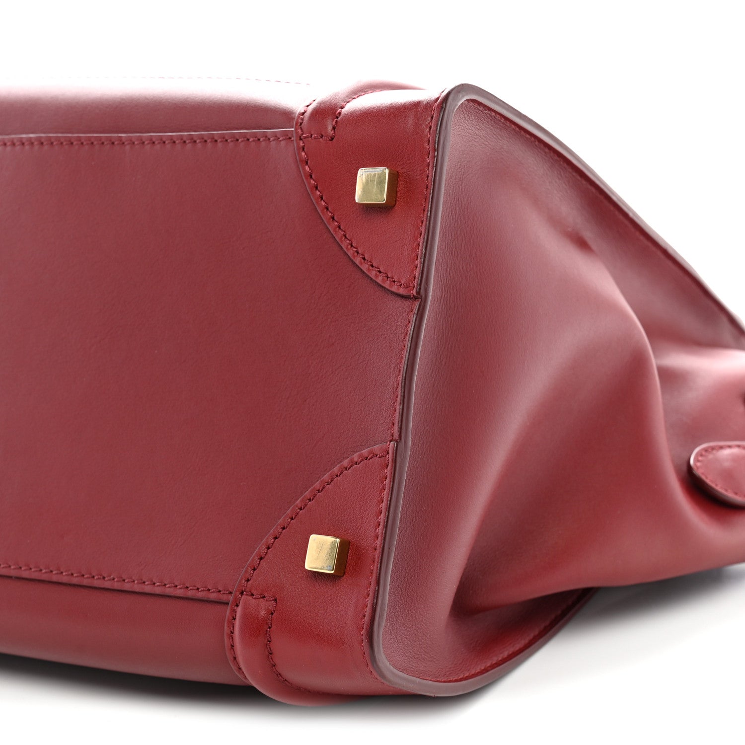 Celine Smooth Calfskin Mini Luggage Red 9 of 9