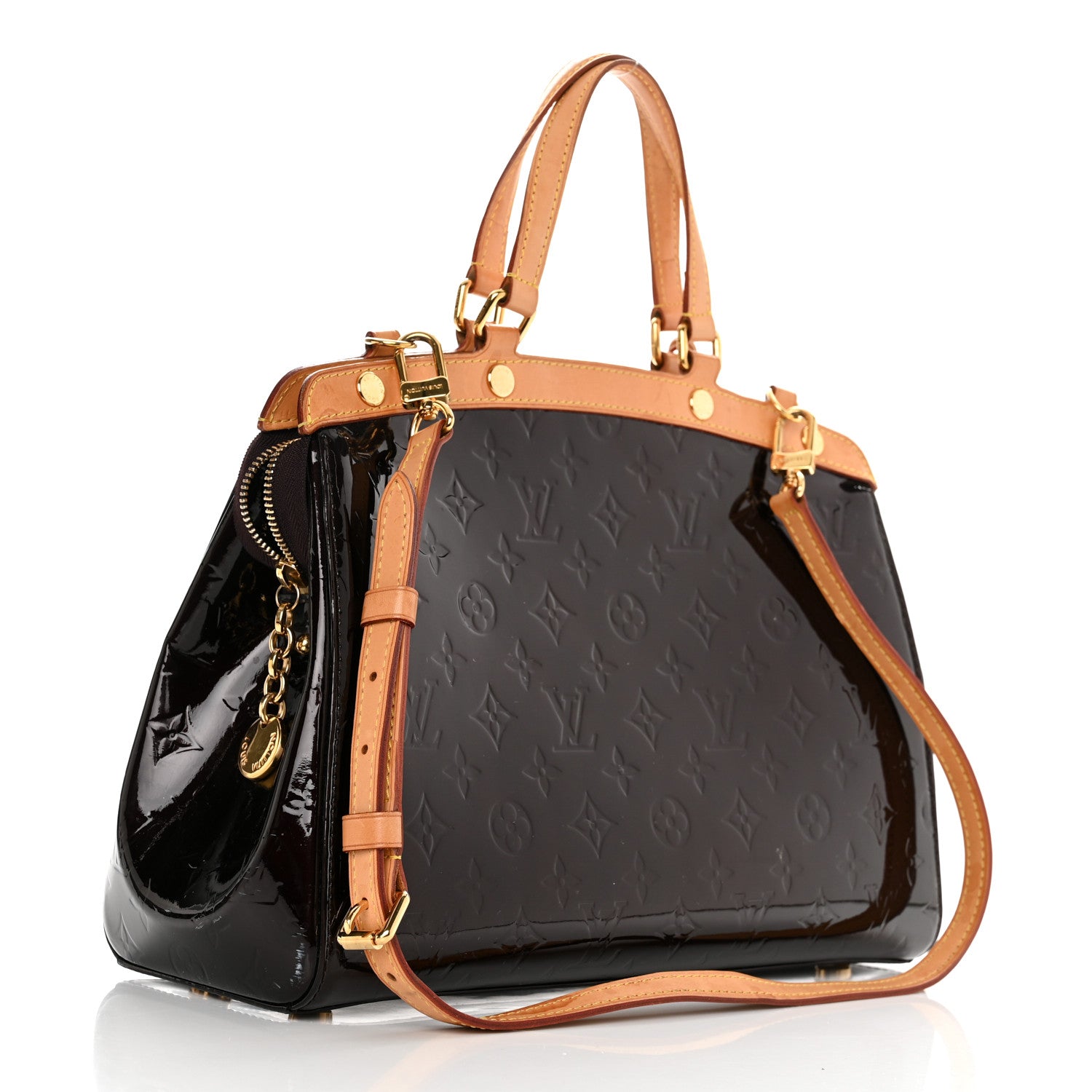 Louis Vuitton Vernis Brea MM Amarante 3 of 12