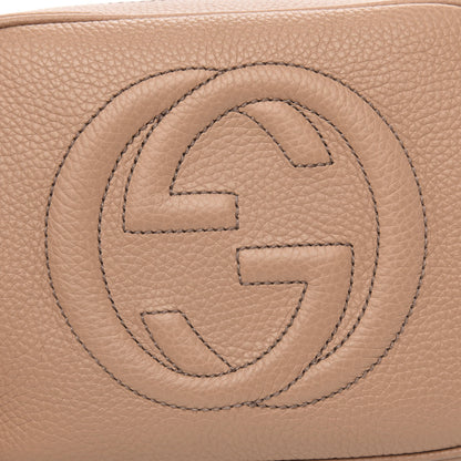 Gucci Pebbled Calfskin Small Soho Disco Bag Camelia 8 of 10