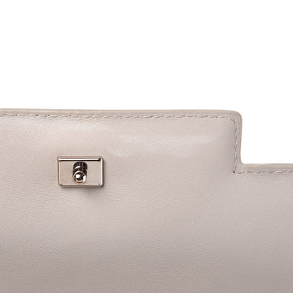 Delvaux Patent Calfskin MM Tempete Satchel Gray 15 of 16