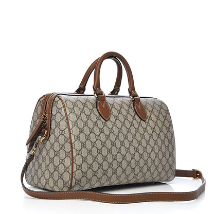 Gucci GG Supreme Monogram Blind for Love Embroidered Medium Boston Beige Tuscany 3 of 11