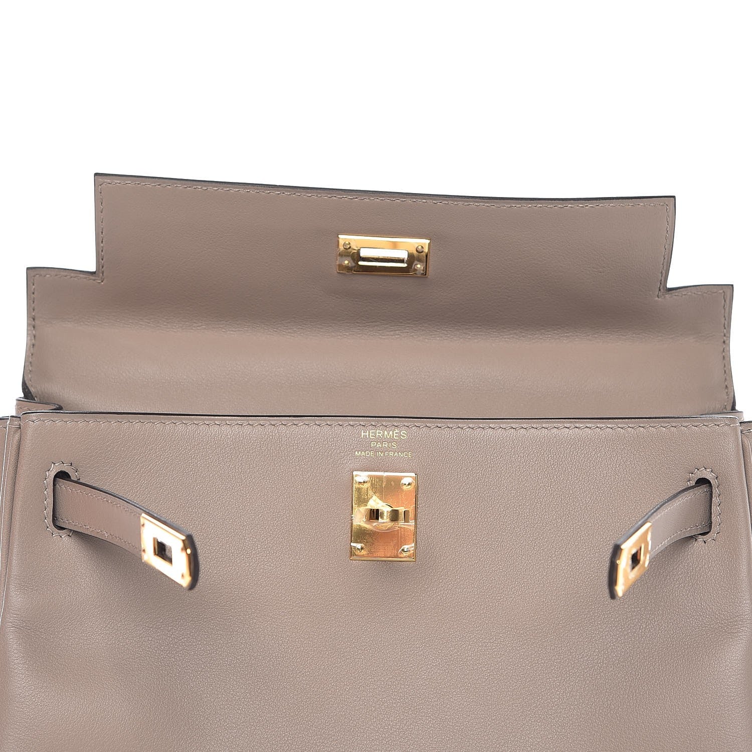 Hermes Swift Kelly Retourne 25 Gris Asphalte 14 of 34