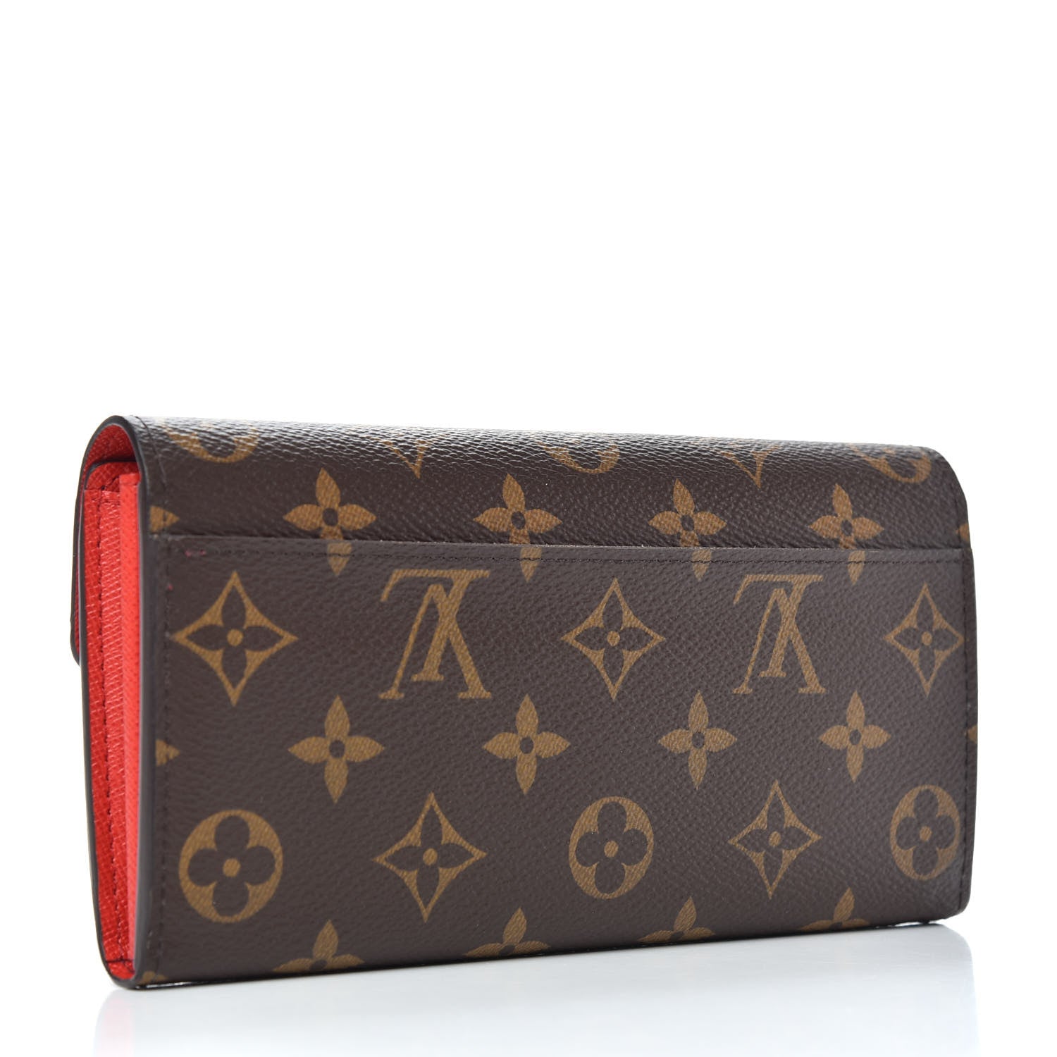 Louis Vuitton Monogram Sarah Wallet NM Coquelicot 3 of 7