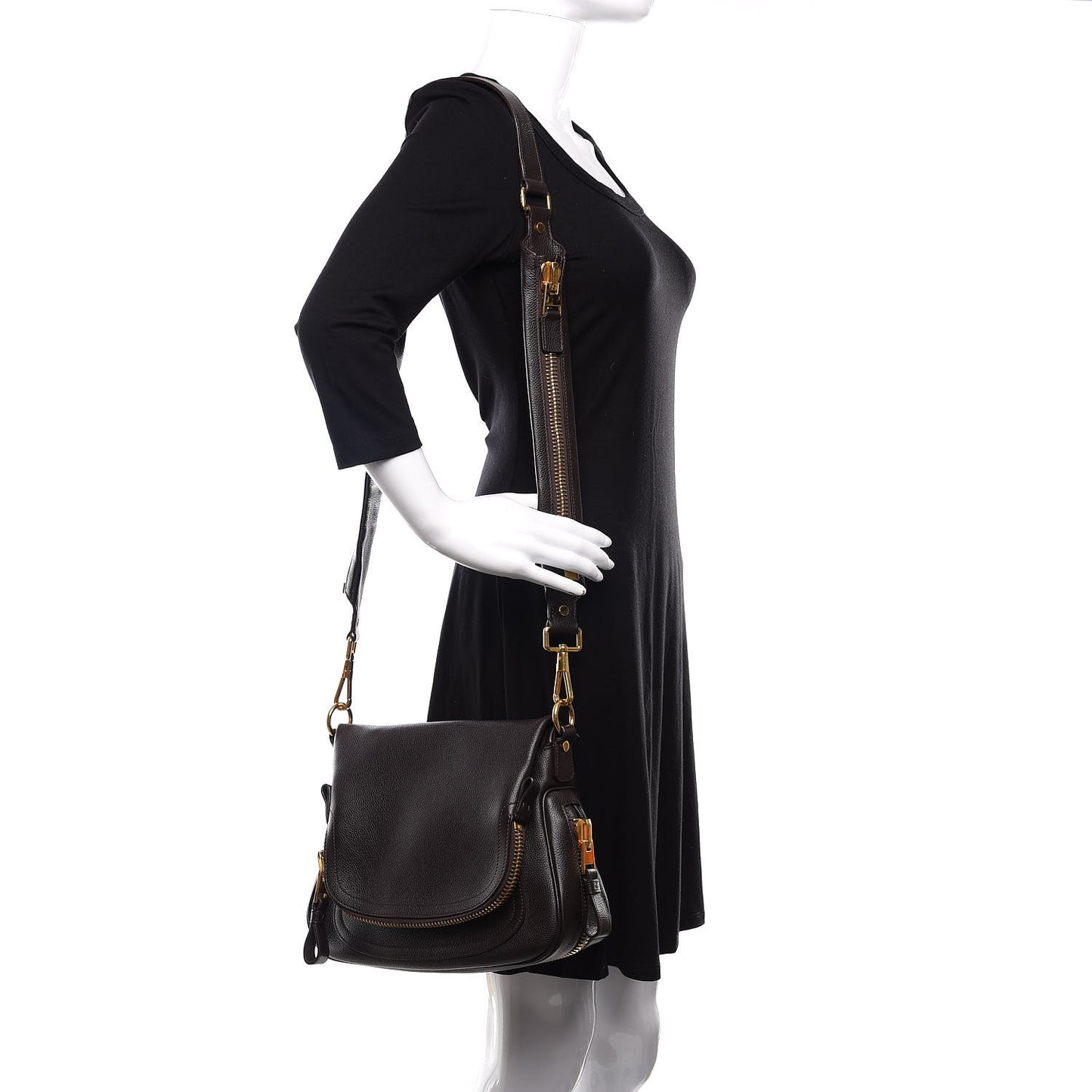 Pebbled Calfskin Medium Jennifer Brown