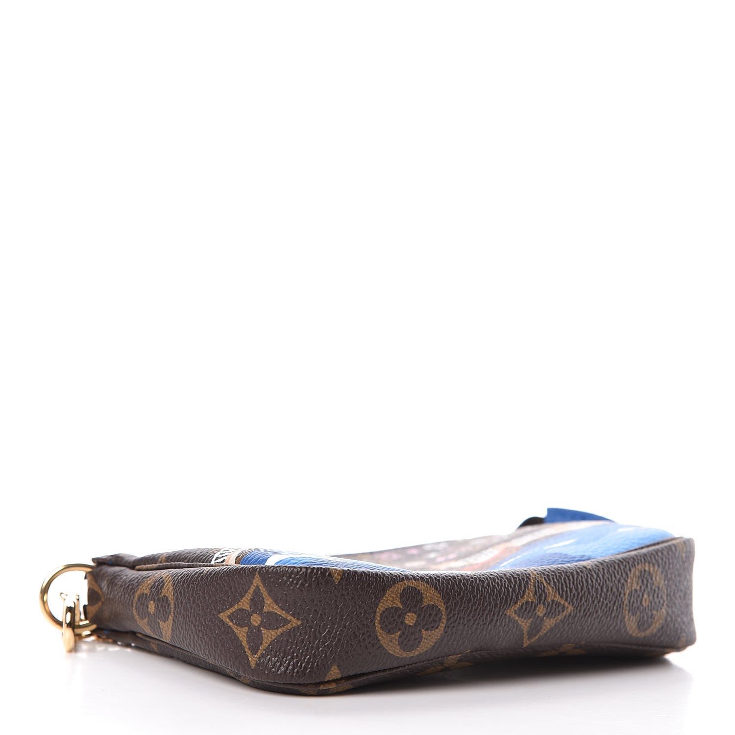 Louis Vuitton Monogram 2019 Christmas Animation Mini Venice Pochette Accessories Blue 4 of 8