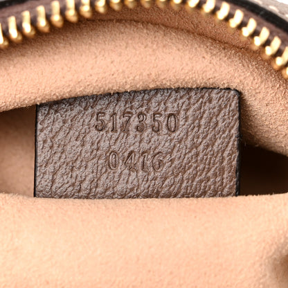 Gucci GG Supreme Monogram Web Mini Ophidia Shoulder Bag Brown 7 of 11