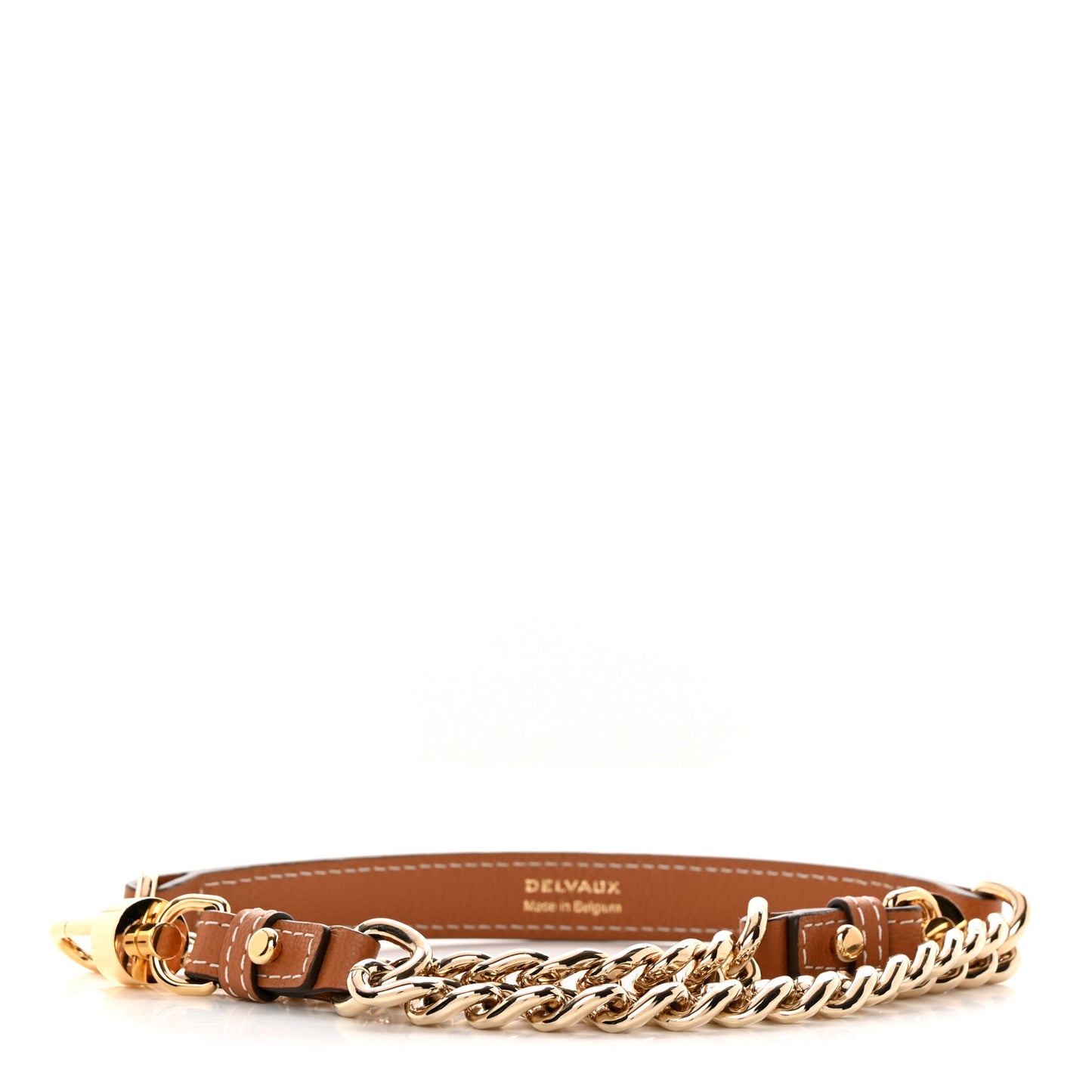Rodeo Calfskin Short Chain Strap Vegetal Ivory