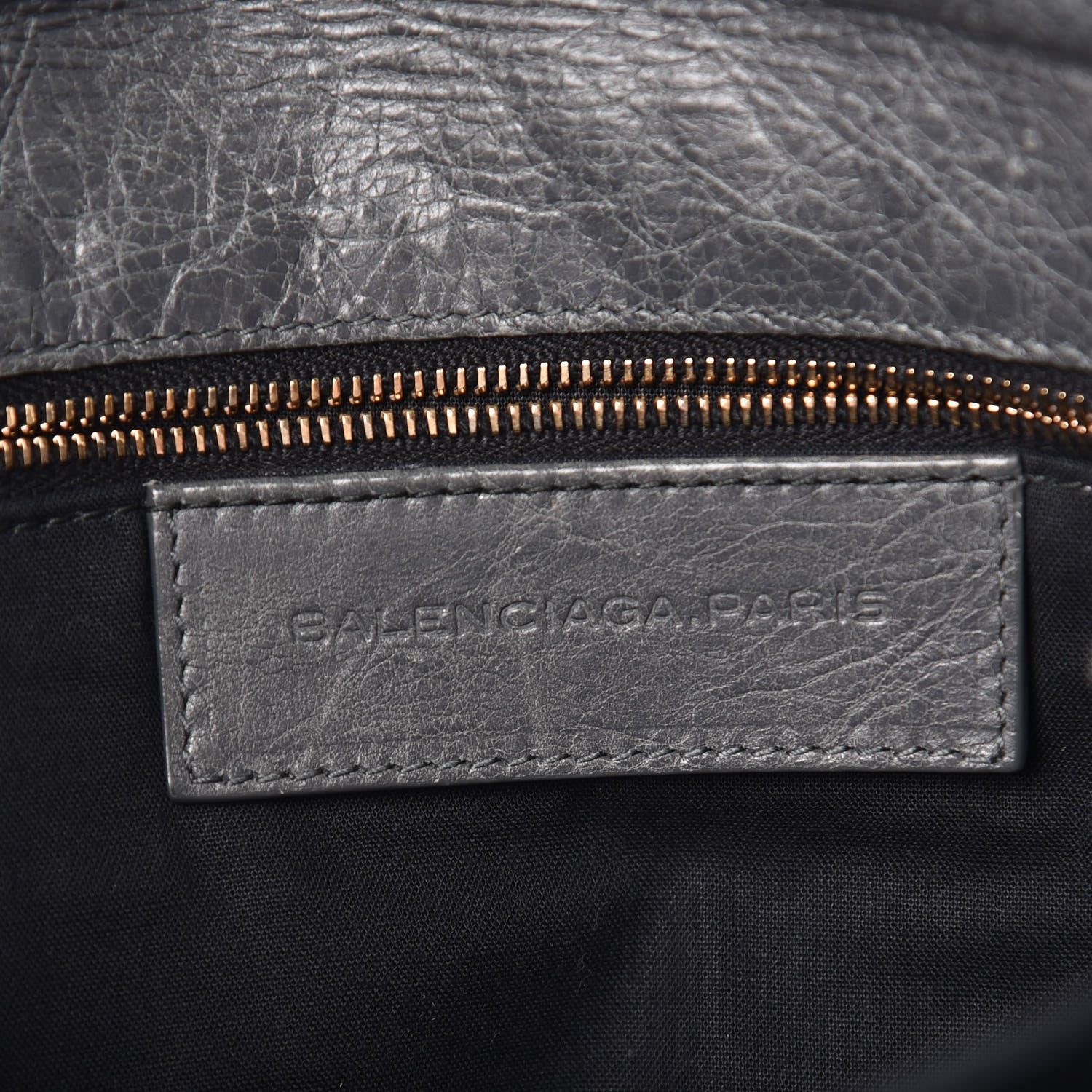 Balenciaga Agneau Giant 12 Rose Gold Hardware Envelope Clutch Gris Tarmac 6 of 11