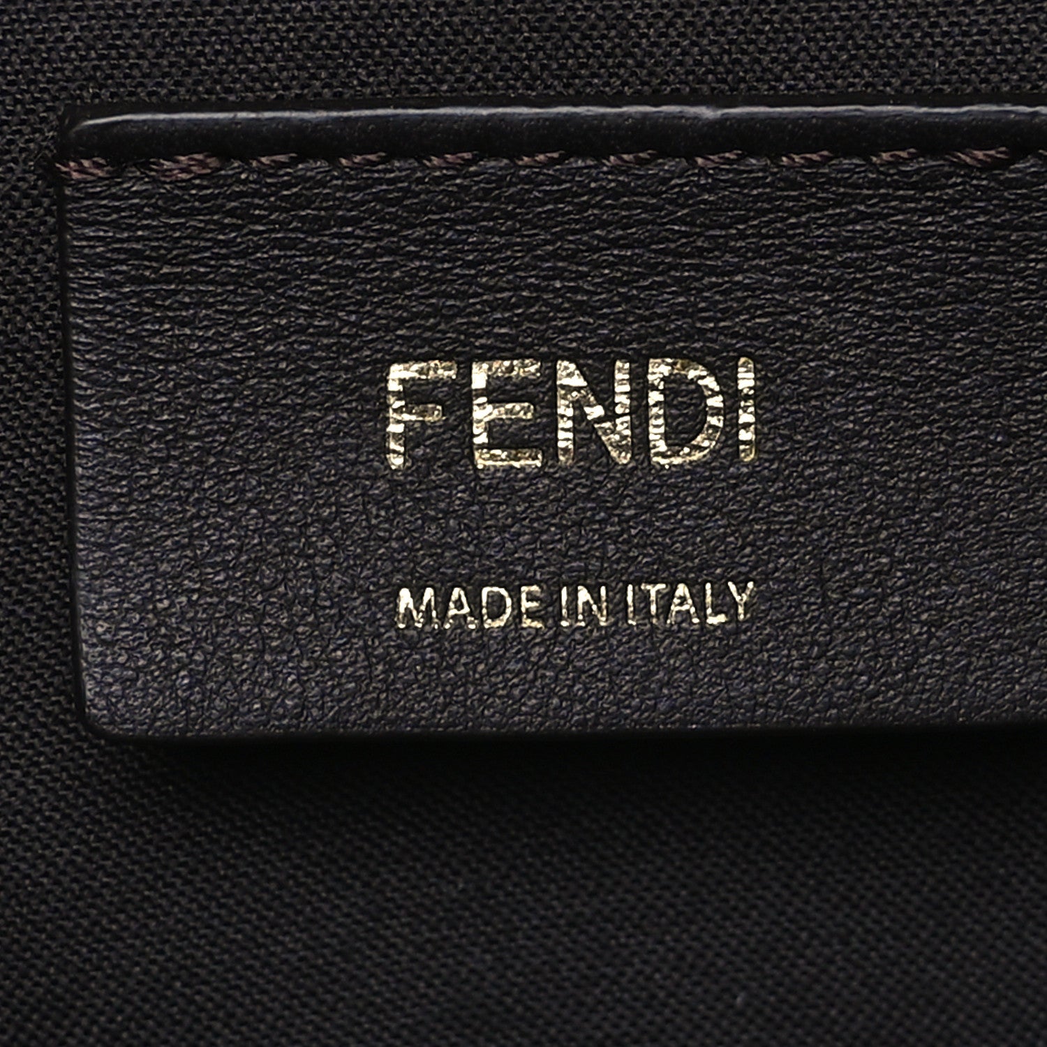 Fendi Vitello Grace Camoscio O'Lock Mini Camera Case Cuoio 1567129