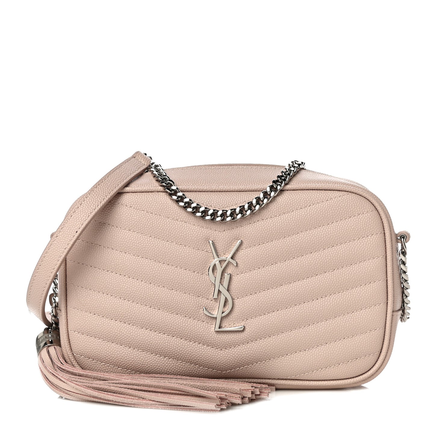Grain De Poudre Matelasse Monogram Mini Lou Camera Bag Marble Pink