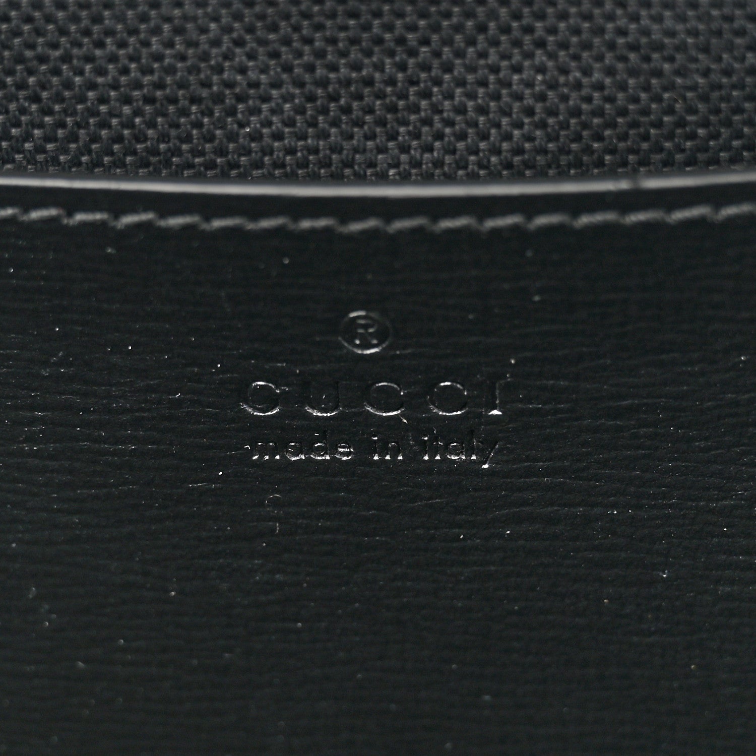 Gucci GG Supreme Monogram Azalea Calfskin Retro Interlocking G Shoulder Bag Black 6 of 10