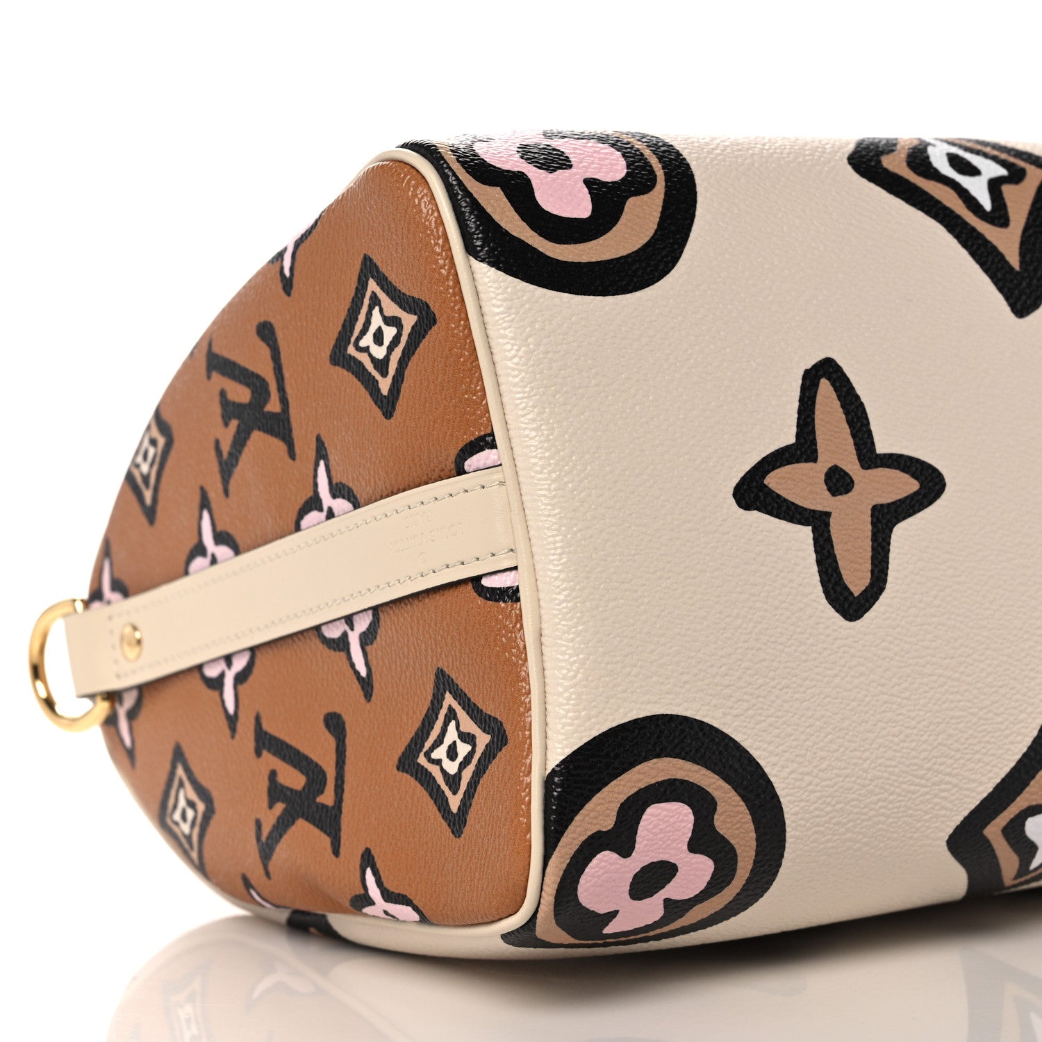 Louis Vuitton Monogram Giant Wild At Heart Speedy Bandouliere 25 Creme 8 of 10