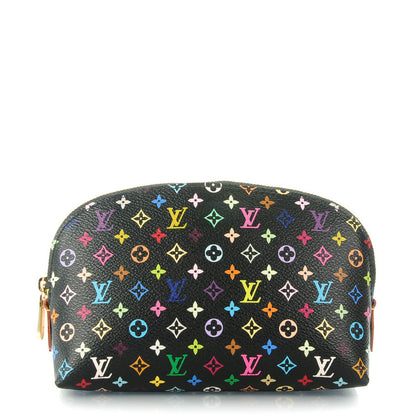 Louis Vuitton Monogram Multicolor Cosmetic Pouch Black Grenade 1 of 7