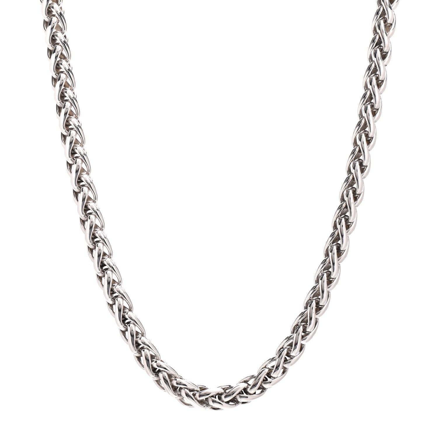 David Yurman Sterling Silver 14K Yellow Gold 6mm Wheat Chain Necklace 1 of 3
