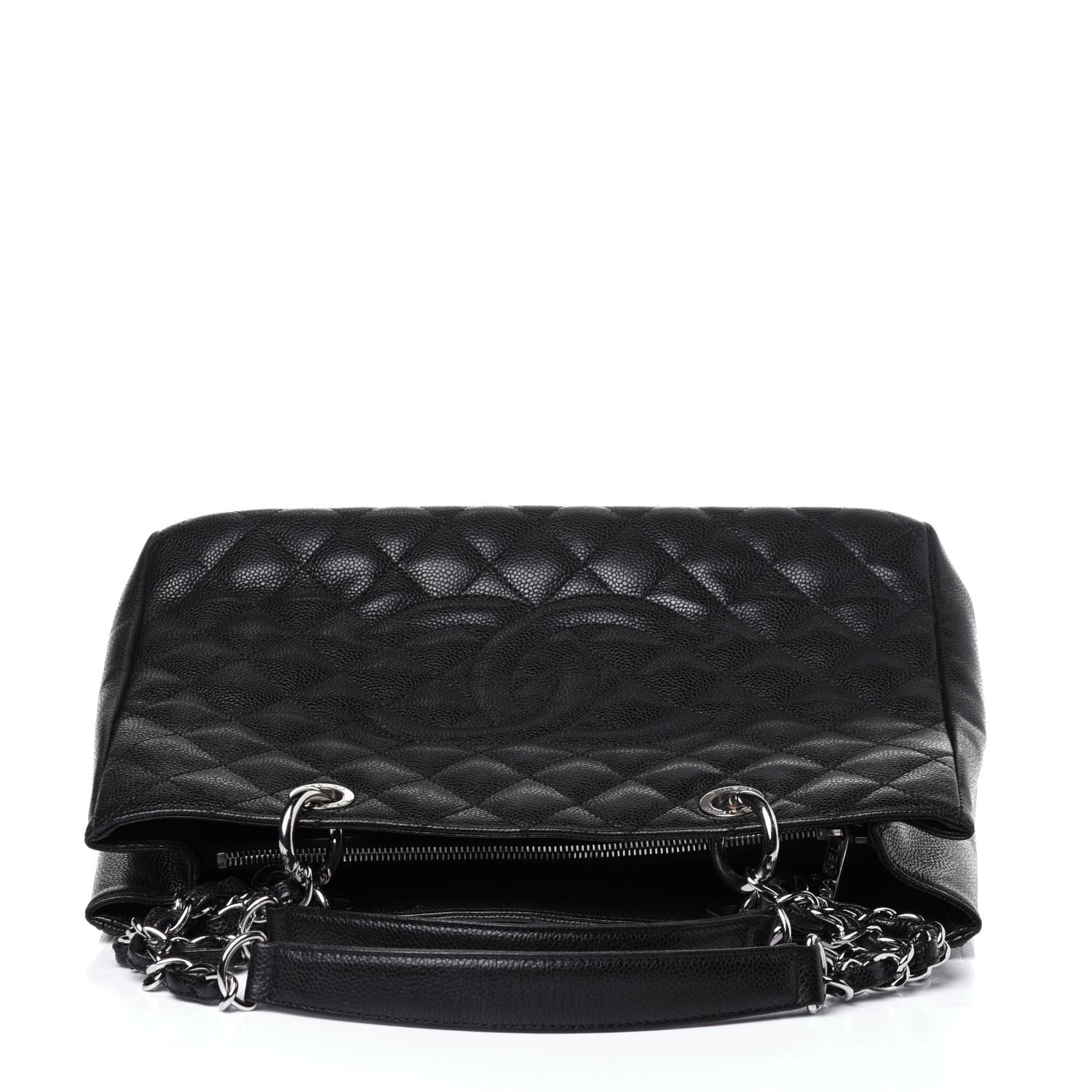 Chanel Caviar Quilted Grand Shopping Tote GST Black 10 of 11