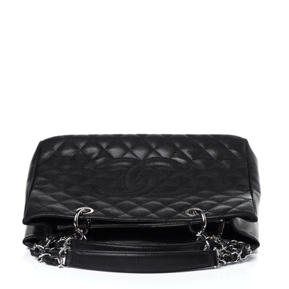 Chanel Caviar Quilted Grand Shopping Tote GST Black 10 of 11