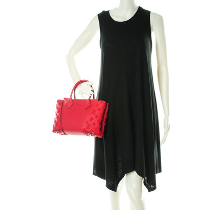 Louis Vuitton Veau Cachemire Tote W BB Framboise 2 of 7