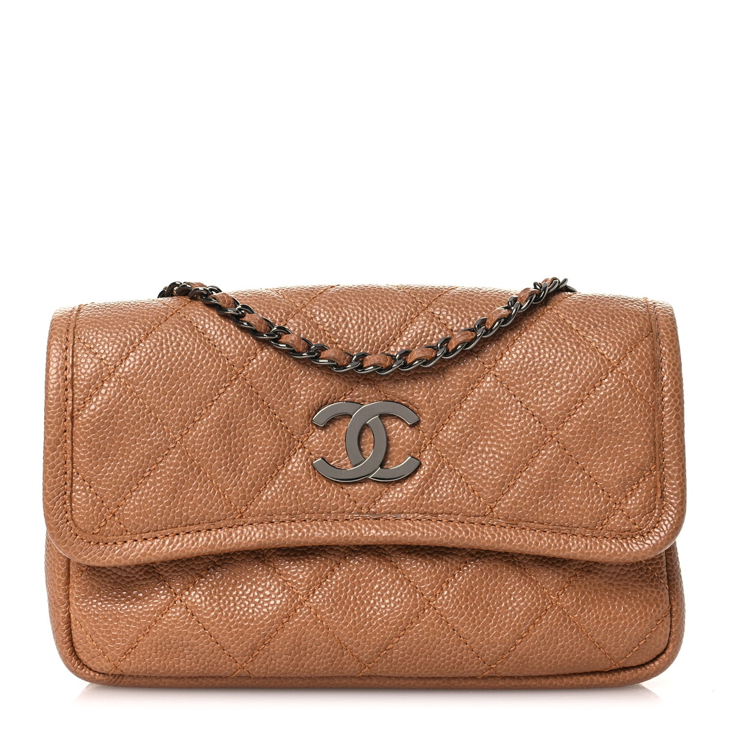Caviar Small Natural Beauty Flap Brown