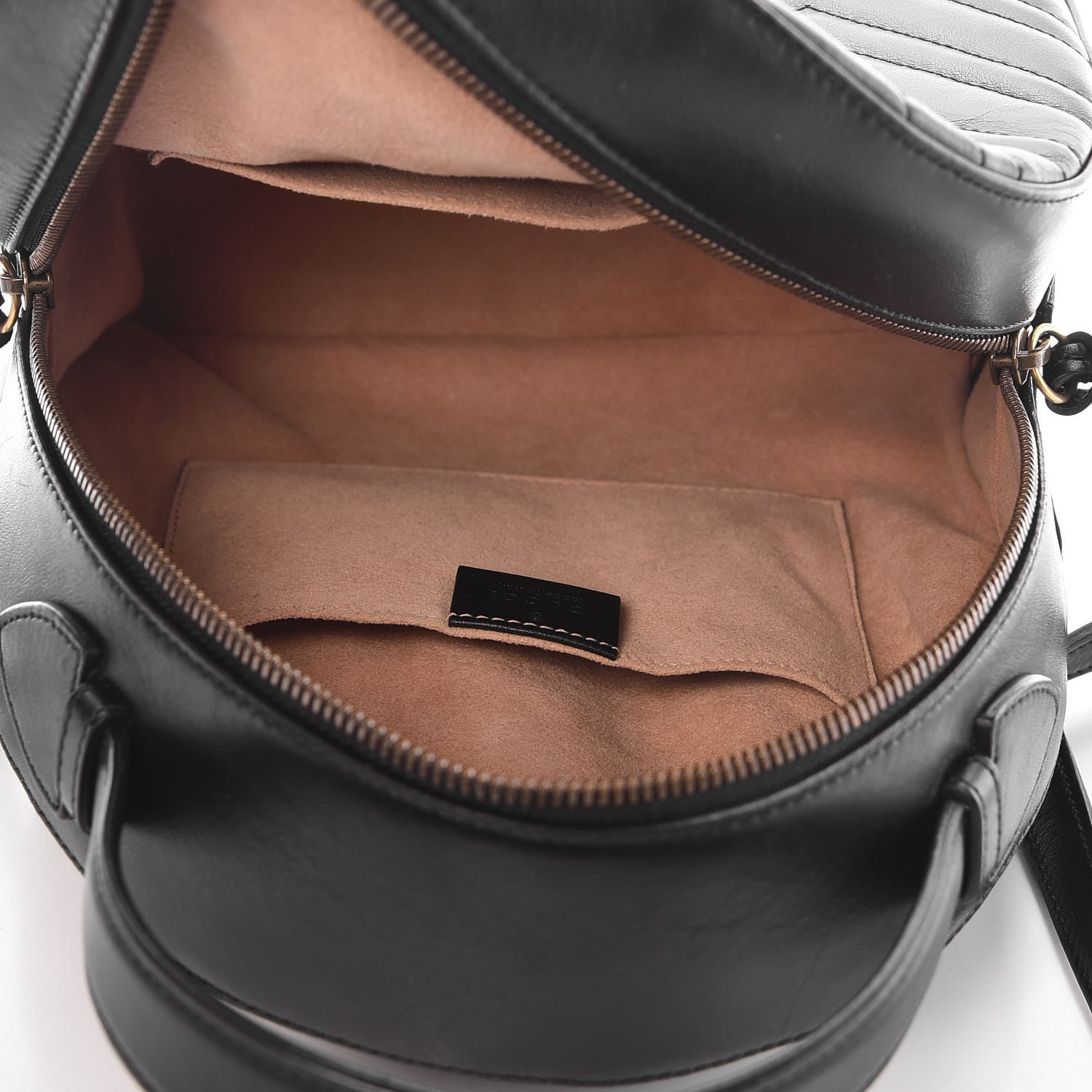Gucci Calfskin Matelasse GG Marmont Backpack Black 5 of 9