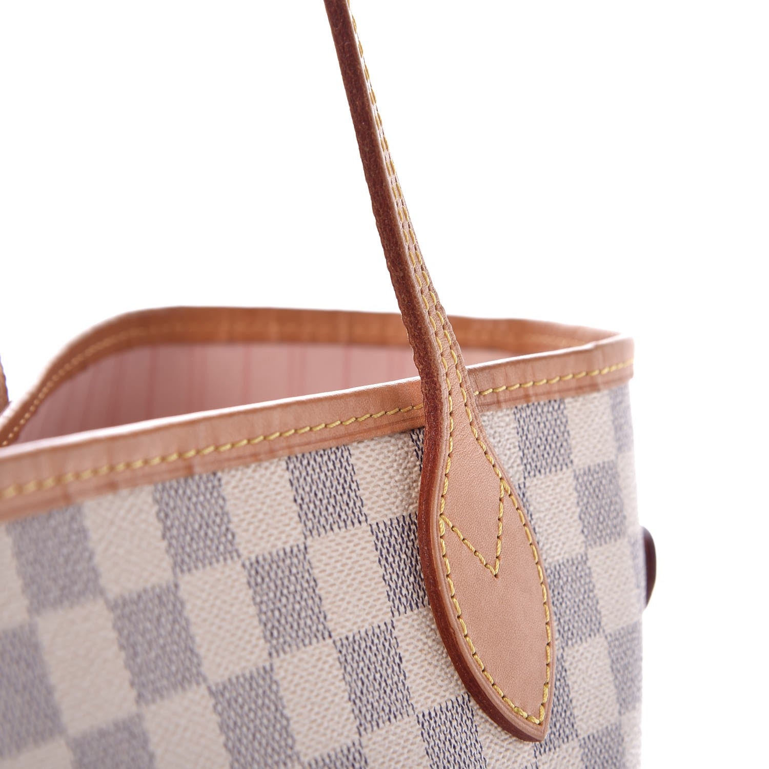 Louis Vuitton Damier Azur Neo Neverfull MM Rose Ballerine 15 of 15