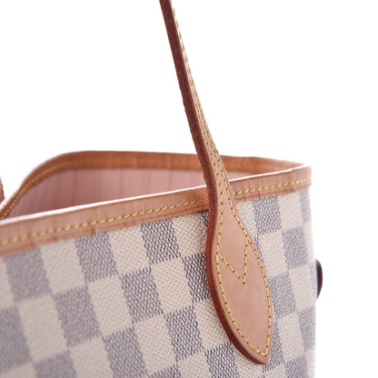 Louis Vuitton Damier Azur Neo Neverfull MM Rose Ballerine 15 of 15
