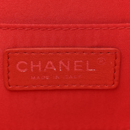 Chanel Lambskin Quilted Small Pocket Box Camera Case Red 7 of 15