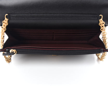Chanel Aged Calfskin Quilted Reissue Wallet On Chain WOC Black 5 of 12