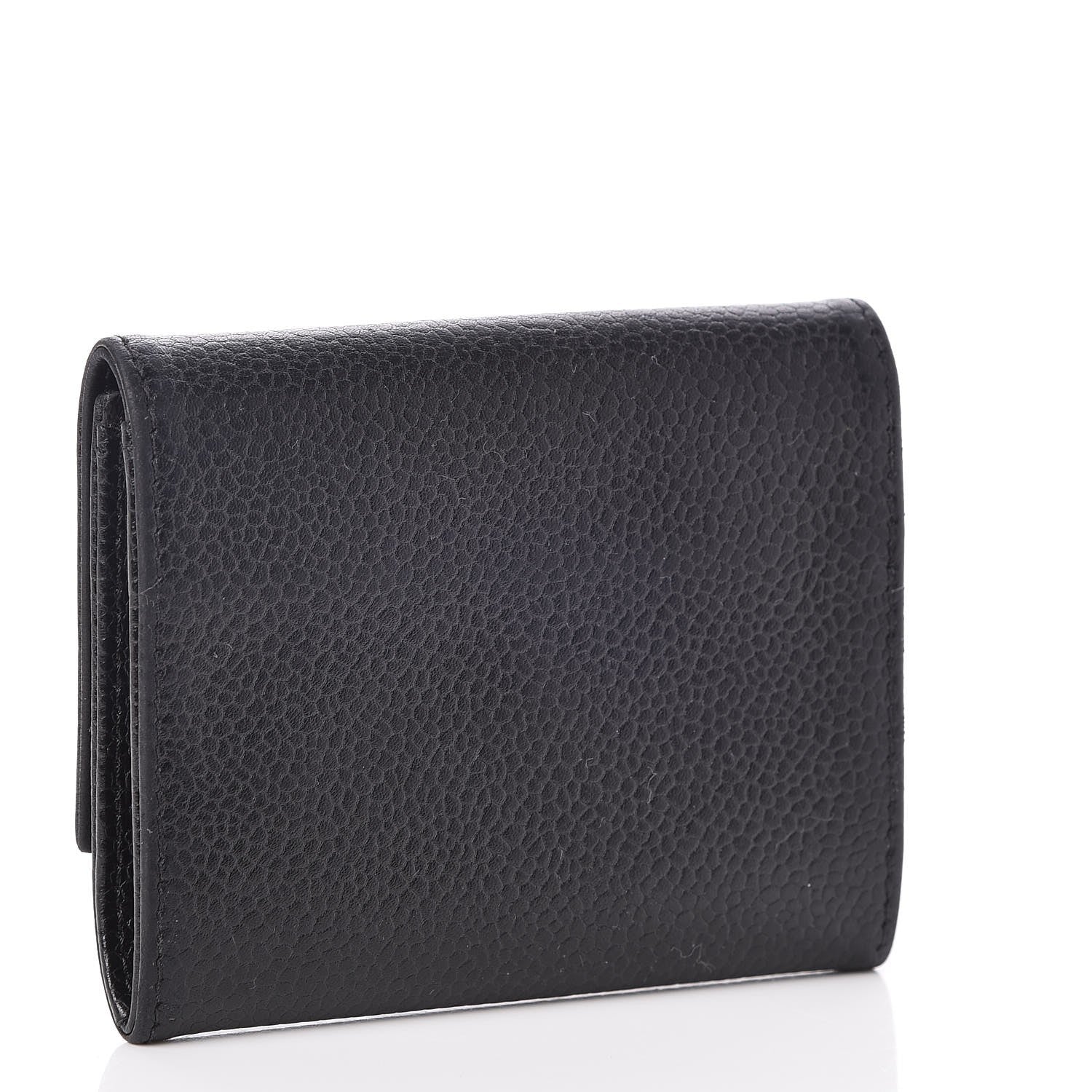 Chanel Caviar Timeless CC Flap Card Holder Black 3 of 8