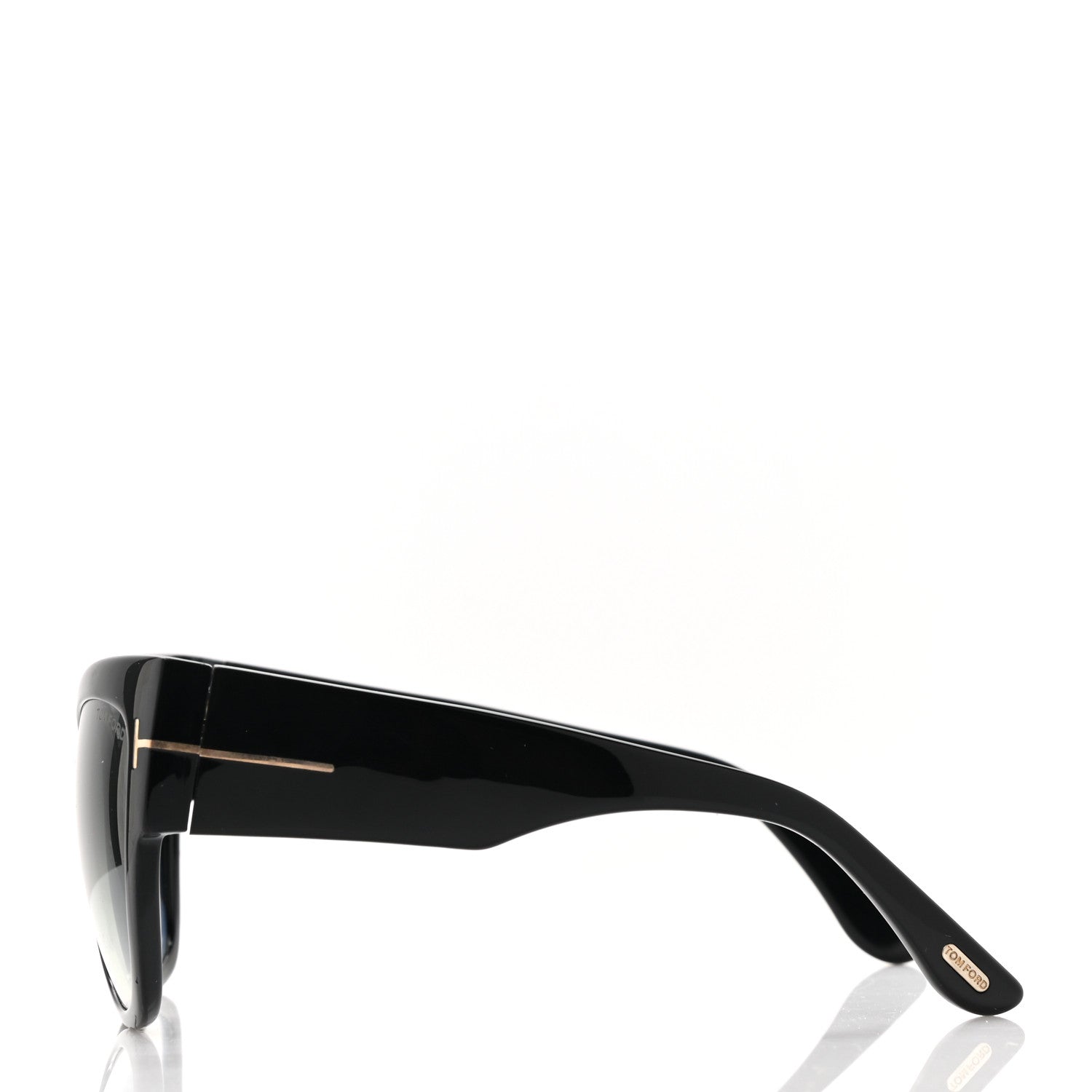 Tom Ford Acetate Anoushka Cat Eye Sunglasses TF371 Black 4 of 9