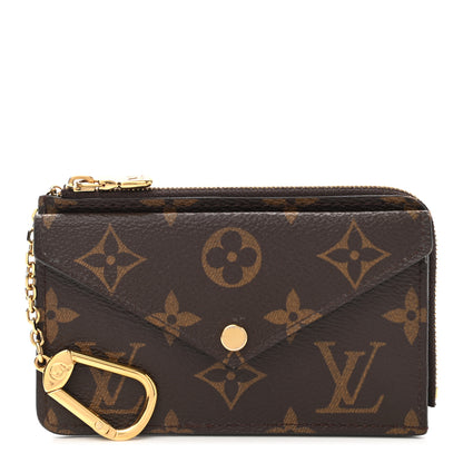 Louis Vuitton Monogram Recto Verso Card Holder Black 1 of 9