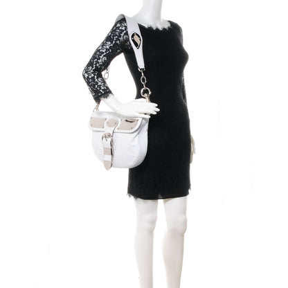 Gucci Leather Medium Romy Shoulder Bag White 2 of 7