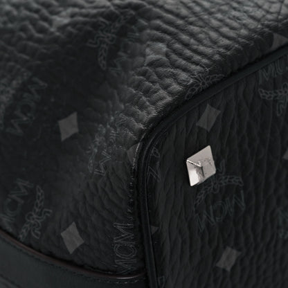 MCM Visetos Small Essential Drawstring Bucket Bag Black 9 of 15