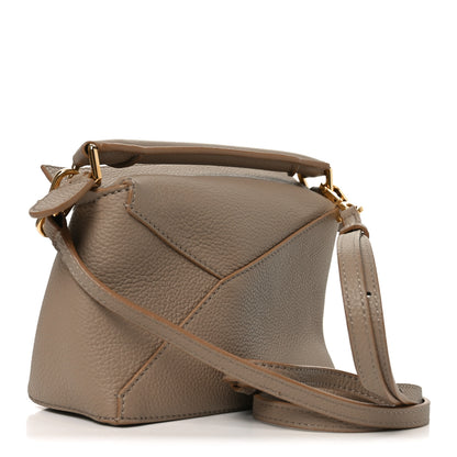 Loewe Soft Grained Calfskin Mini Puzzle Edge Bag Sand 3 of 9