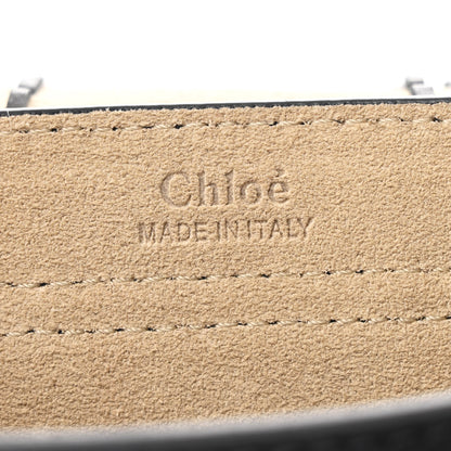 Chloe Calfskin Braided Mini Hudson Shoulder Bag Black 6 of 9