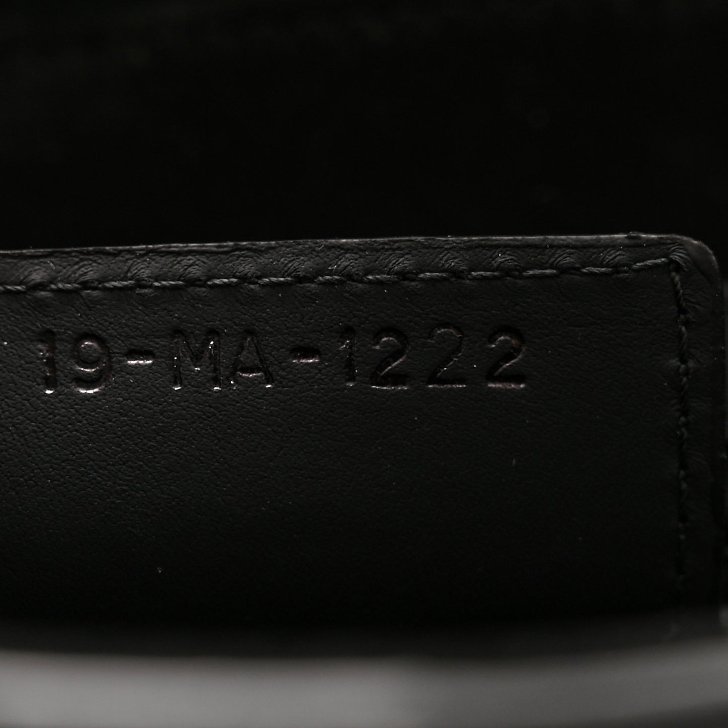 Ultra Matte Calfskin Saddle Bag With Strap Black