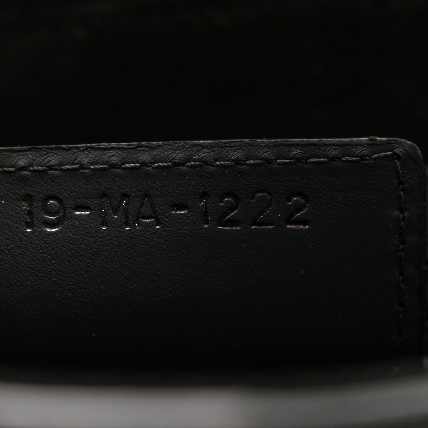 Christian Dior Ultra Matte Calfskin Saddle Bag With Strap Black 7 of 10