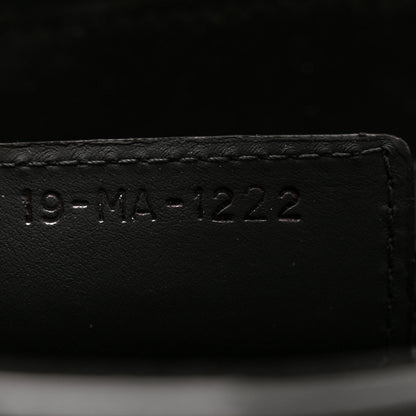 Christian Dior Ultra Matte Calfskin Saddle Bag With Strap Black 7 of 10