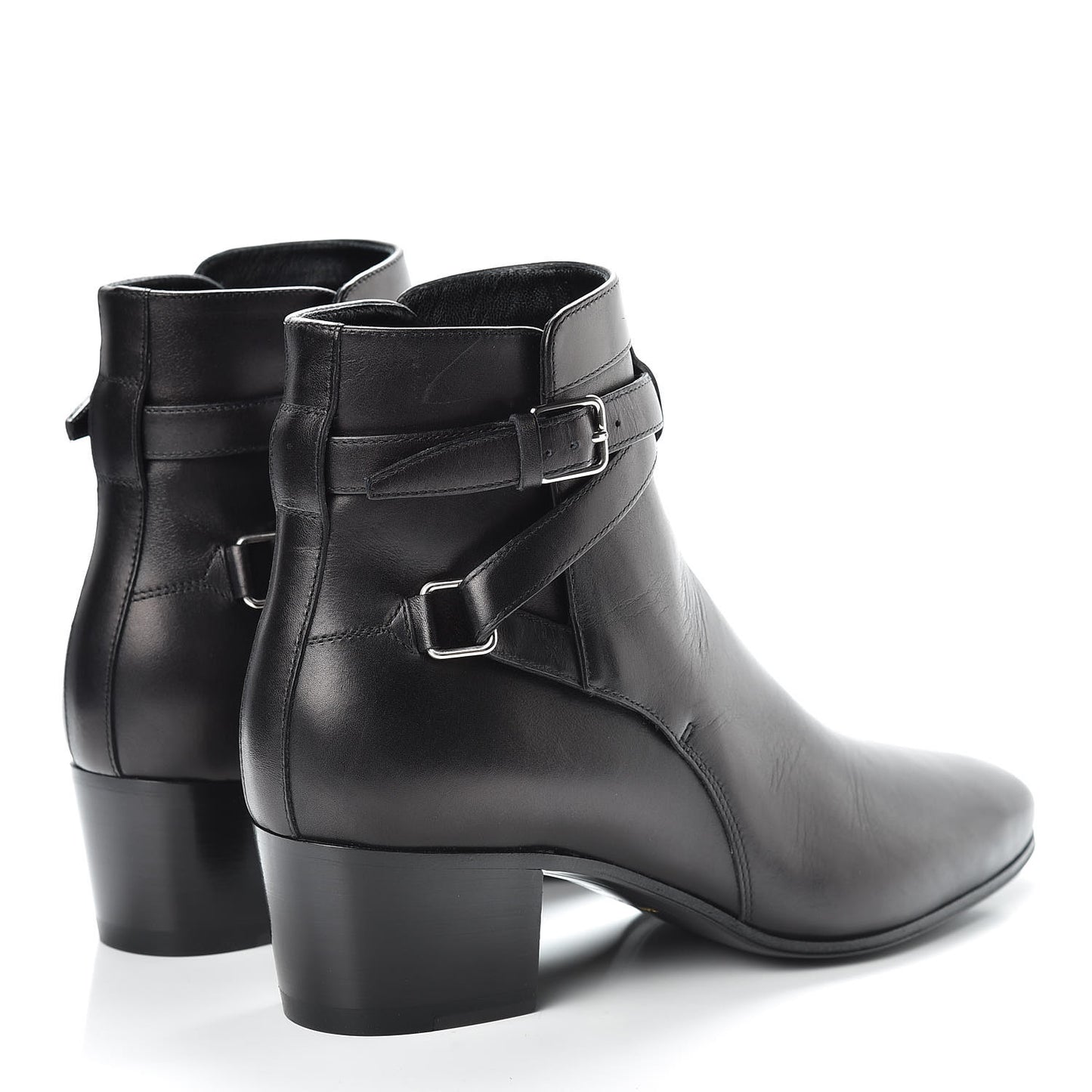 Smooth Jodhpur Calfskin Blake 40 Ankle Boots 38 Black