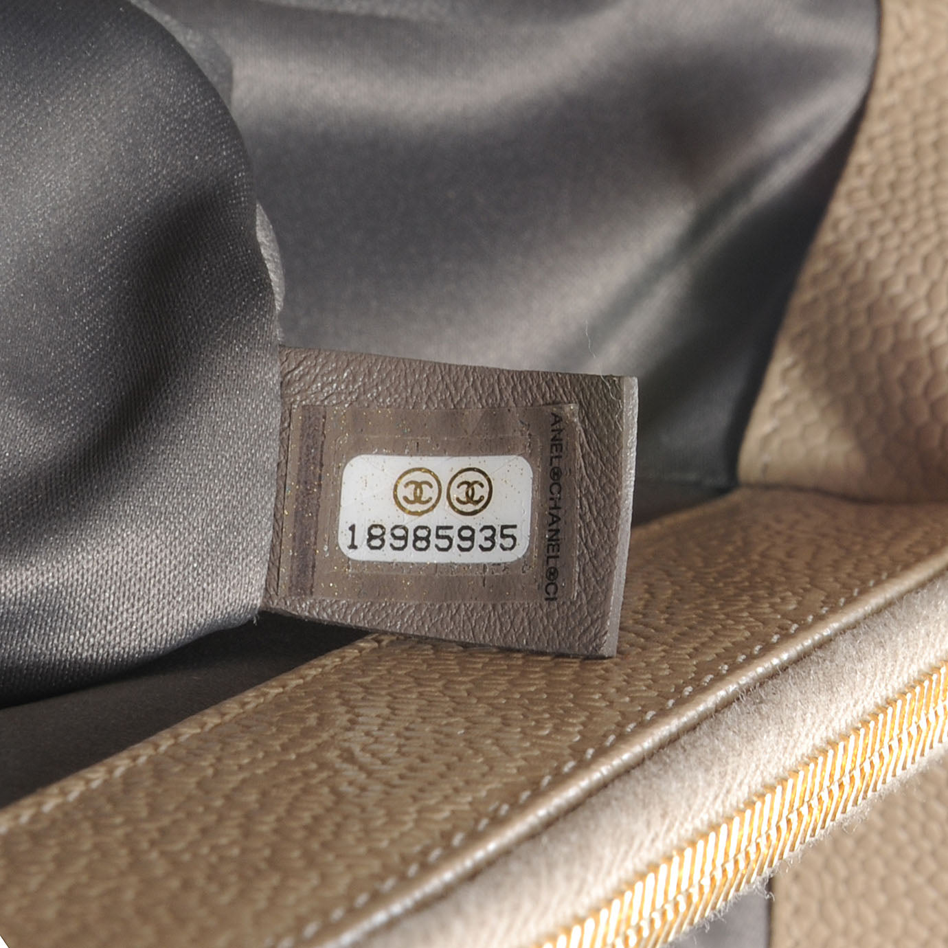 Chanel Caviar Grand Shopping Tote GST Beige Clair 7 of 7
