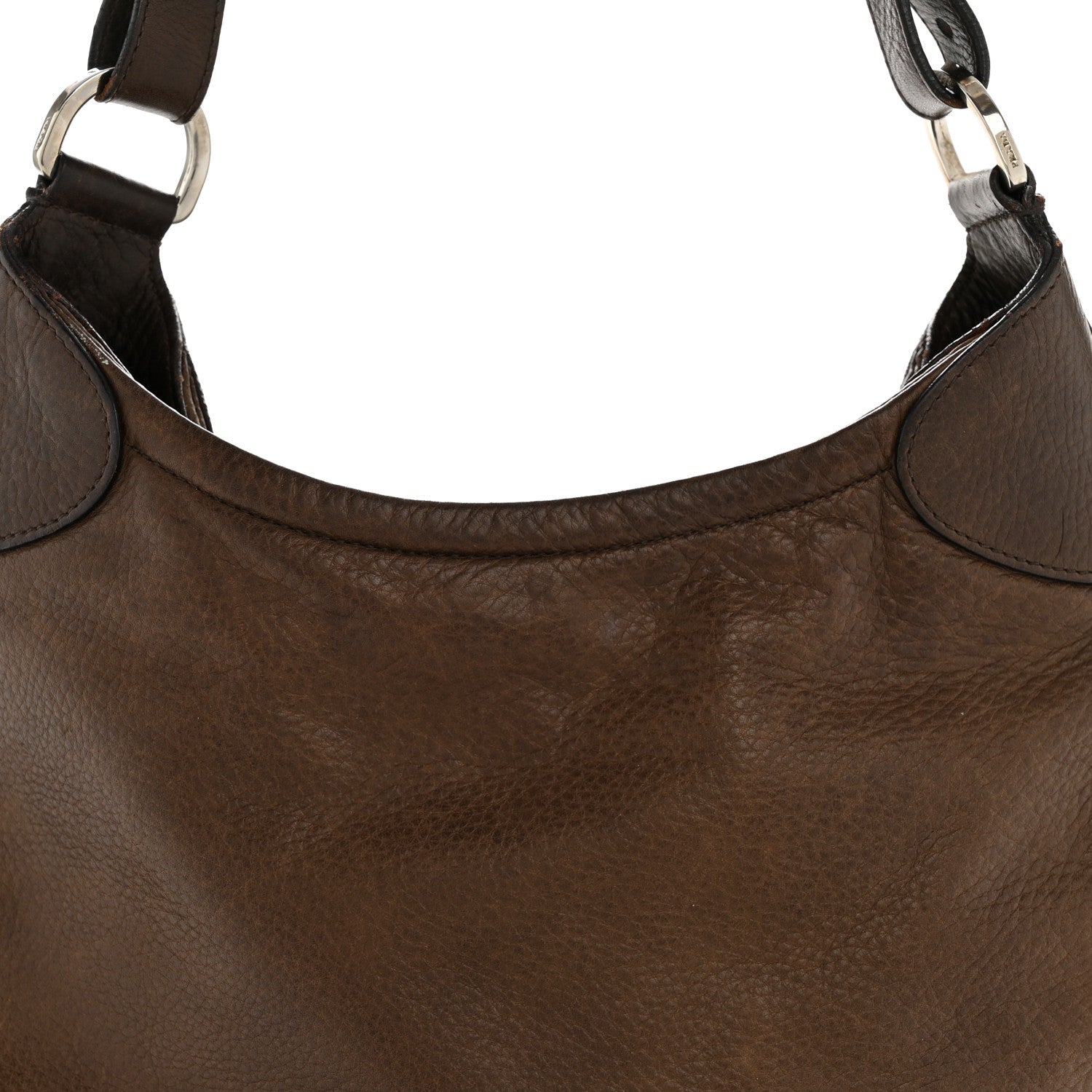 Prada Vitello Daino Hobo  Brown 8 of 17