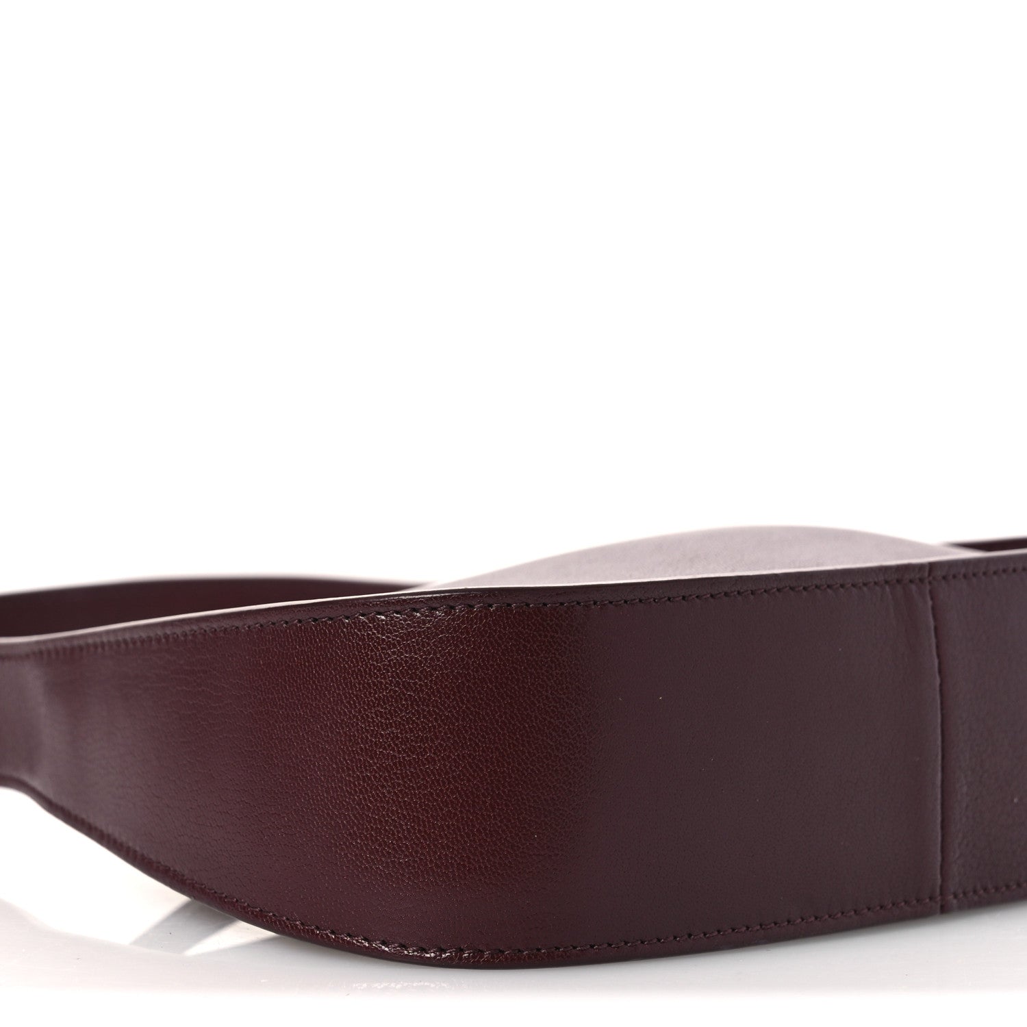 The Row Grained Calfskin Half Moon Shoulder Bag Raisin 8 of 10