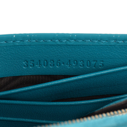 Gucci Patent Microguccissima Mini Nice Wallet Deep Cobalt 7 of 7