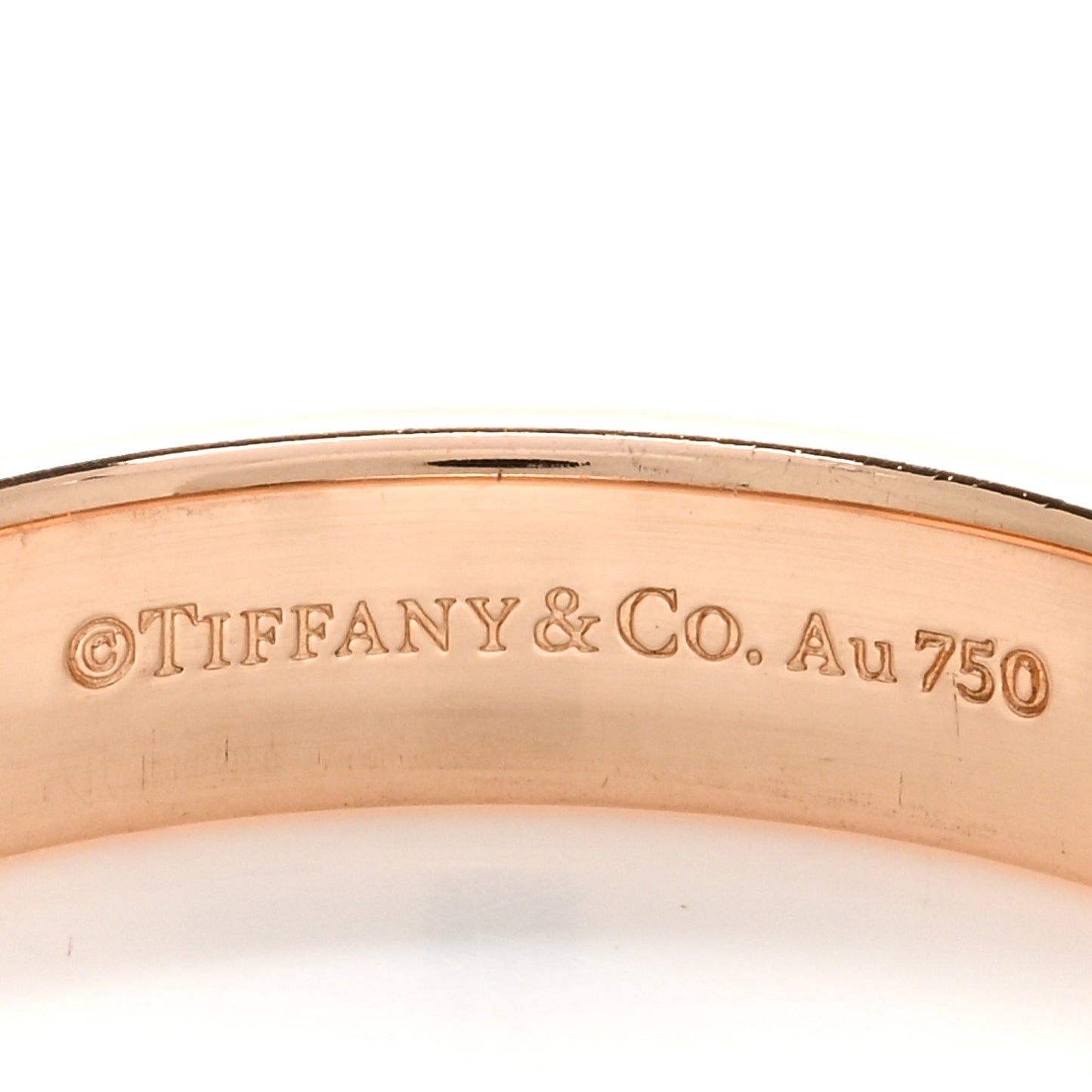 18K Rose Gold 4mm Essential Double Milgrain Band Ring 58 8.25
